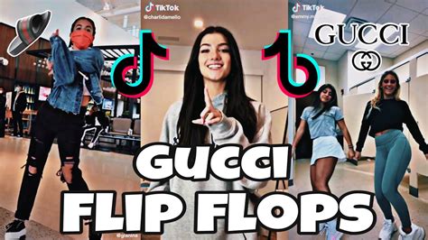 gucci black flip flops|Gucci Flip Flops tiktok song.